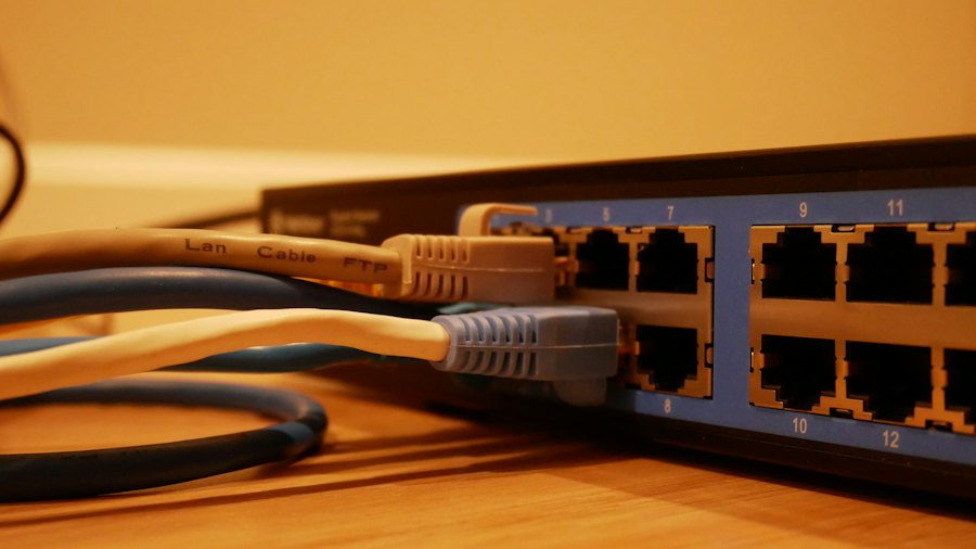Drive cable on a desk
